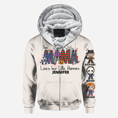 This Mama Loves Her Little Horror - Personalized All Over Shirt