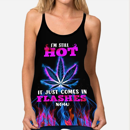 I'm Still Hot - Weed Cross Tank Top and Leggings
