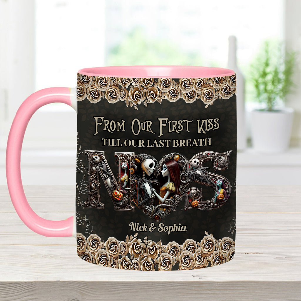 Till Dead Do Us Part - Personalized Nightmare Accent Mug