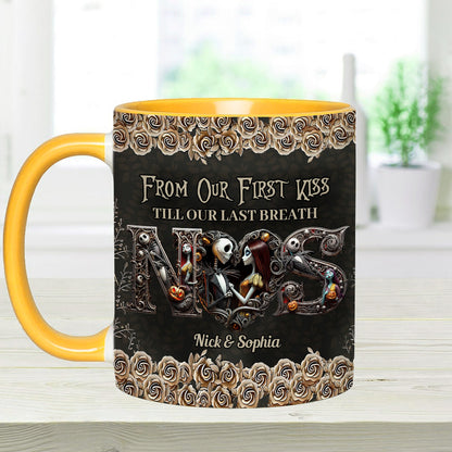 Till Dead Do Us Part - Personalized Nightmare Accent Mug