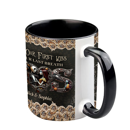 Till Dead Do Us Part - Personalized Nightmare Accent Mug