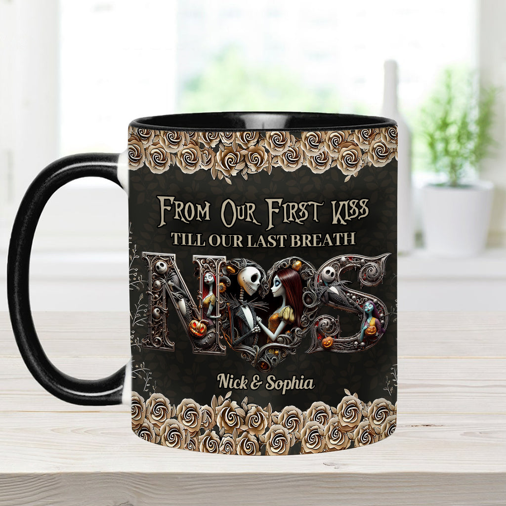 Till Dead Do Us Part - Personalized Nightmare Accent Mug