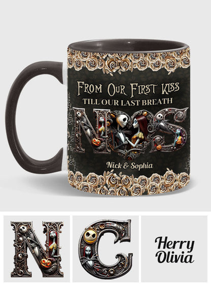 Till Dead Do Us Part - Personalized Nightmare Accent Mug