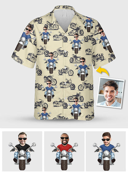 Motorbike Lovers - Personalized Biker Hawaiian Shirt