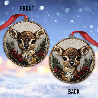 Deer Family - Personalized Family Ornament