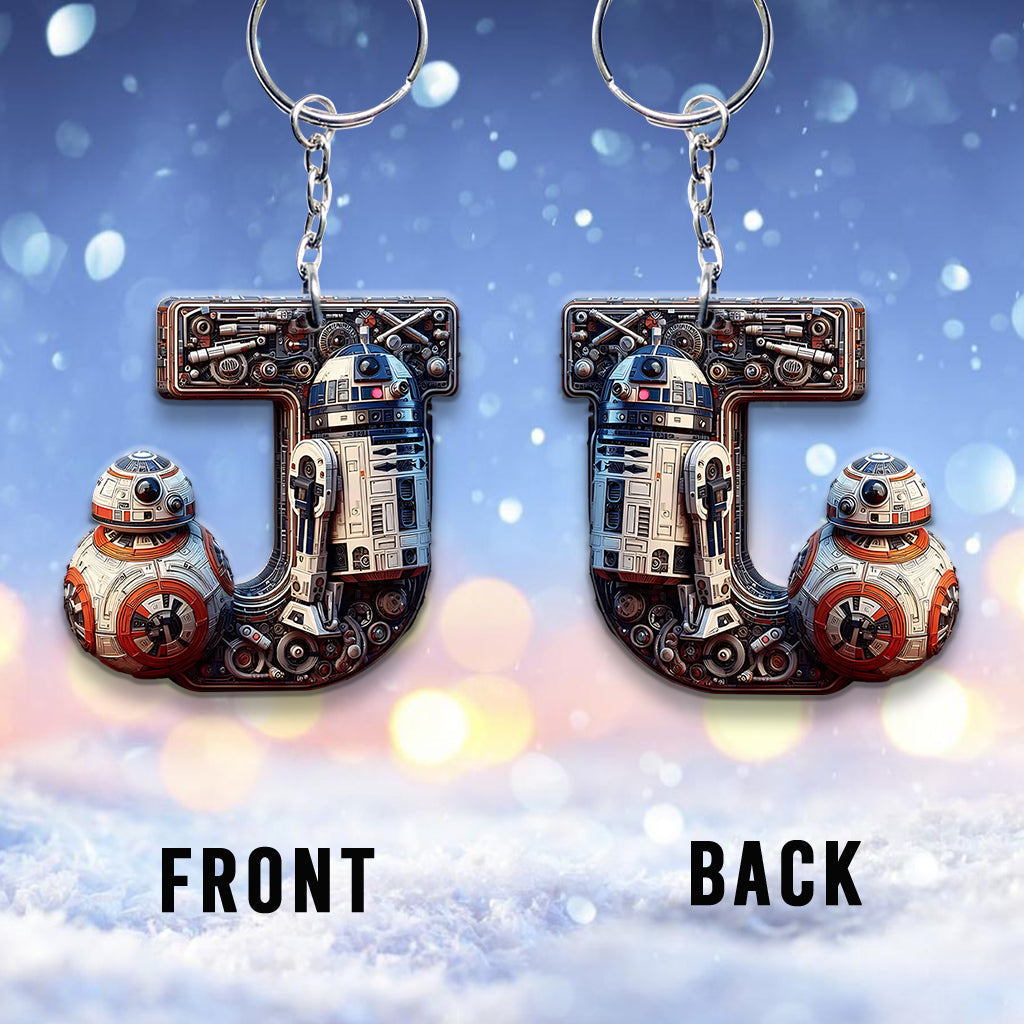 The Force Letter - Personalized The Force Keychain