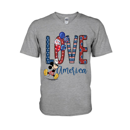 Love - Independence Day Mouse T-shirt and Hoodie
