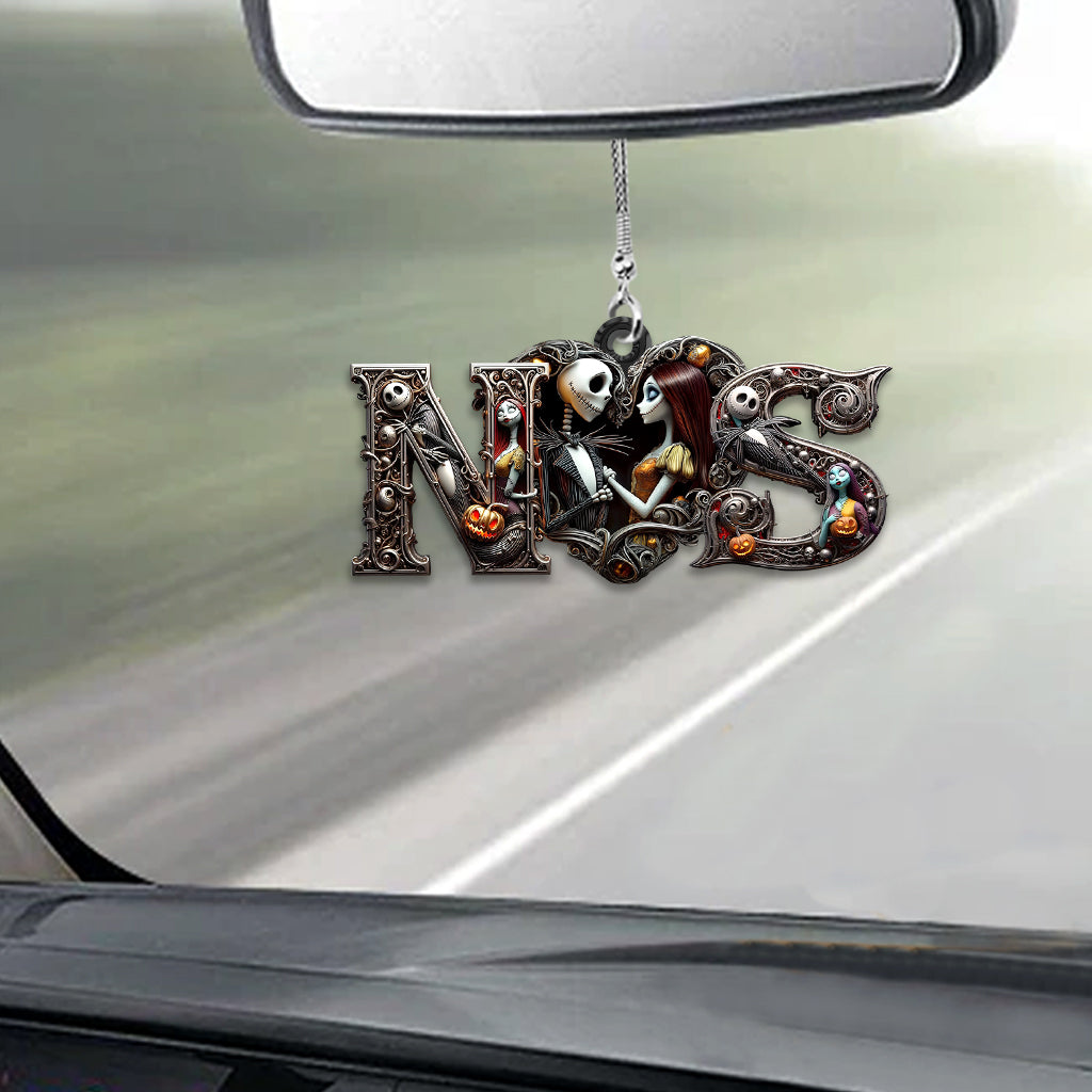 Till Death Do Us Part - Personalized Nightmare Car Ornament