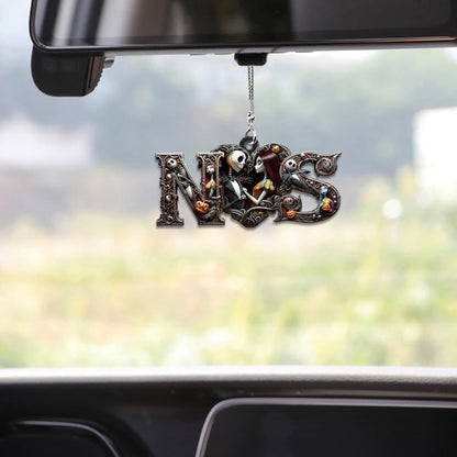 Till Death Do Us Part - Personalized Nightmare Car Ornament