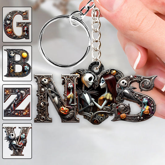 Till Death Do Us Part - Personalized Nightmare Keychain