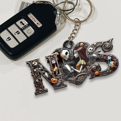 Till Death Do Us Part - Personalized Nightmare Keychain