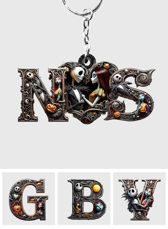 Till Death Do Us Part - Personalized Nightmare Keychain