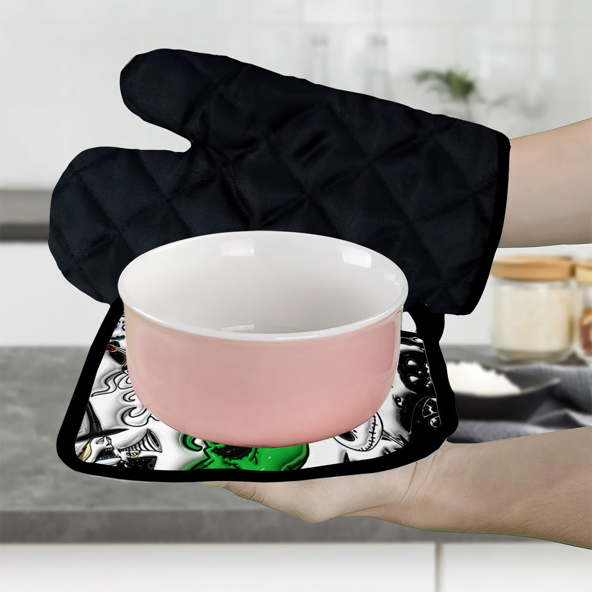 Nightmare - Personalized Nightmare Oven Mitts & Pot Holder Set