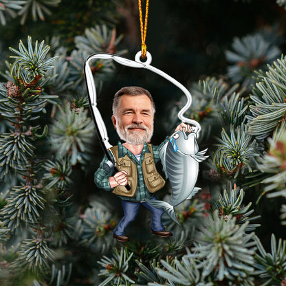Love Fishing - Personalized Fishing Ornament