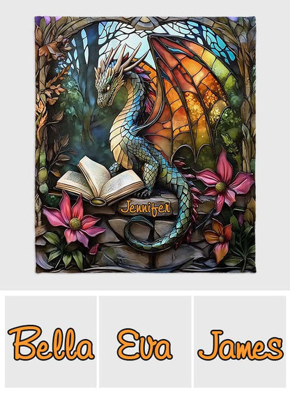 Love Dragons - Personalized Dragon Blanket