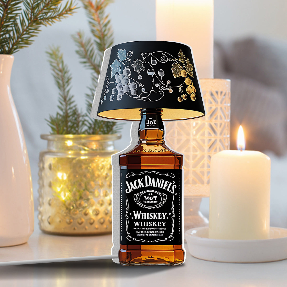 Wine Bottle Lamp - Personalized Wine Shaped Light Box