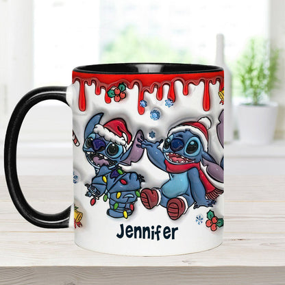 Merry Christmas - Personalized Ohana Accent Mug