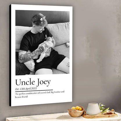 Best Uncle Ever - Personalized Uncle Canvas And Poster