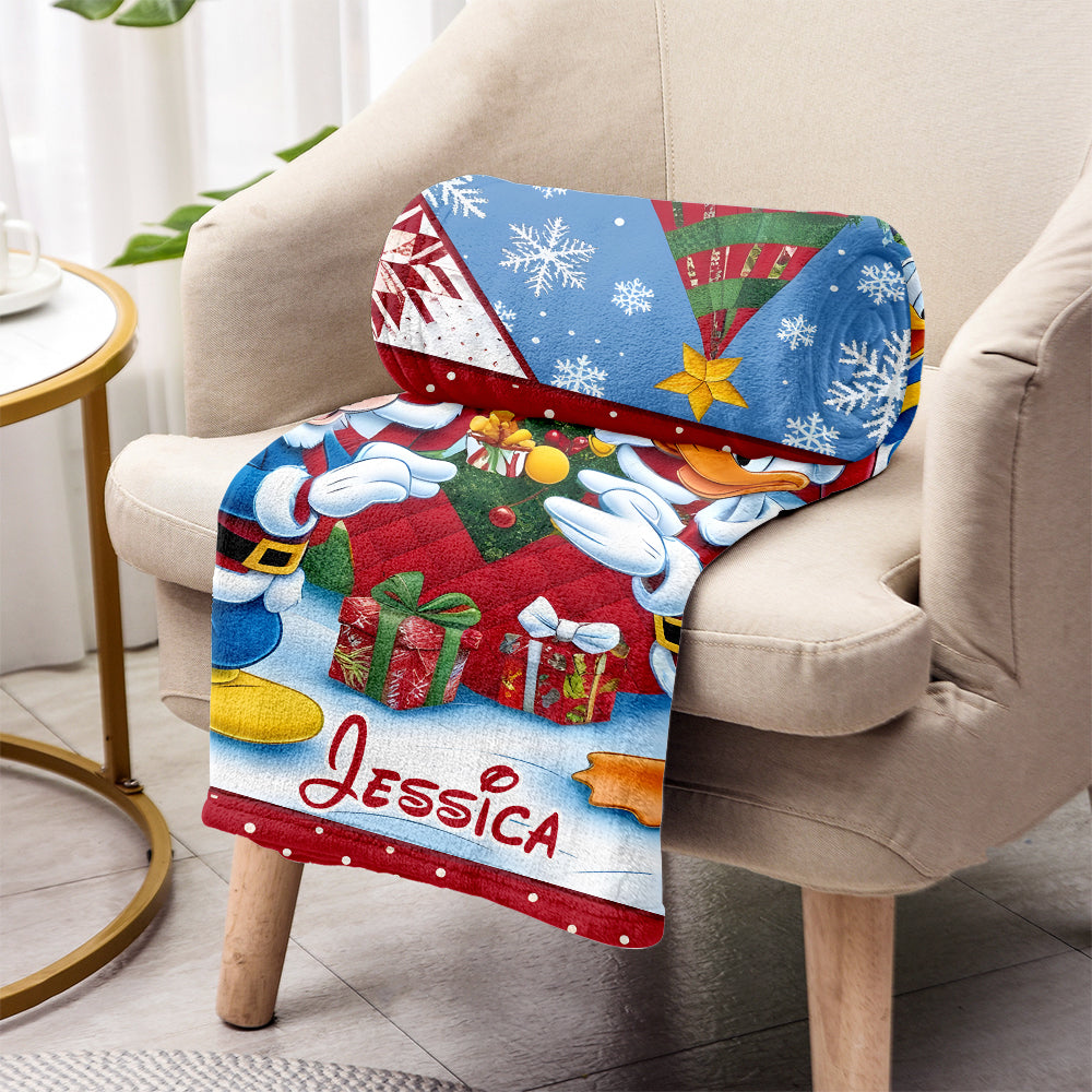 Merry Christmas - Personalized Mouse Blanket