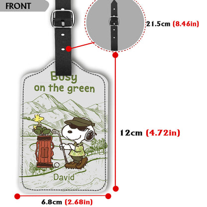 Fueled By - Personalized Leather Luggage Tag