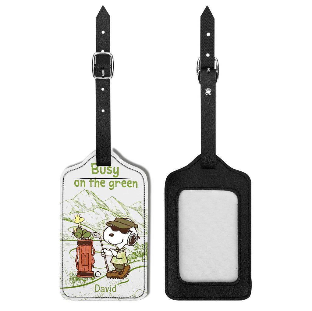 Fueled By - Personalized Leather Luggage Tag