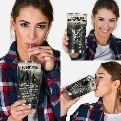 To My Son - Hunting Tumbler 112021