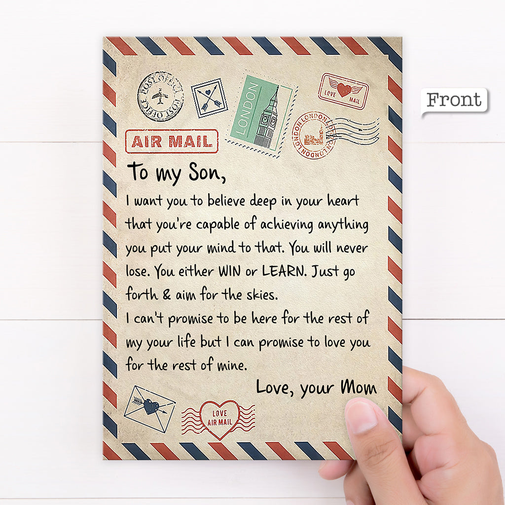 Personalized Greeting Gift Card Letter Sending Message