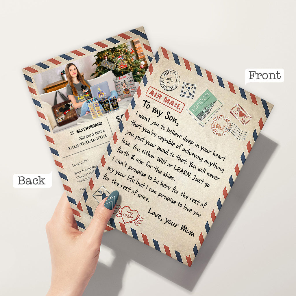 Personalized Greeting Gift Card Letter Sending Message