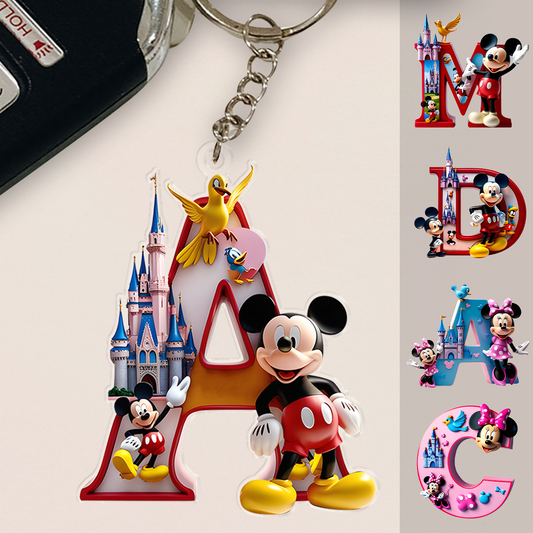 Magic World - Personalized Mouse Keychain