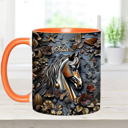 Stunning Horse - Personalized Horse Accent Mug