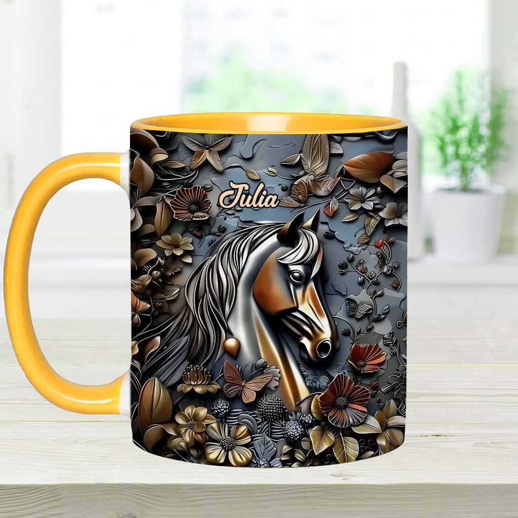 Stunning Horse - Personalized Horse Accent Mug