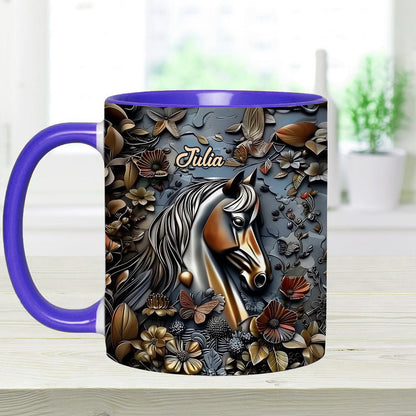Stunning Horse - Personalized Horse Accent Mug