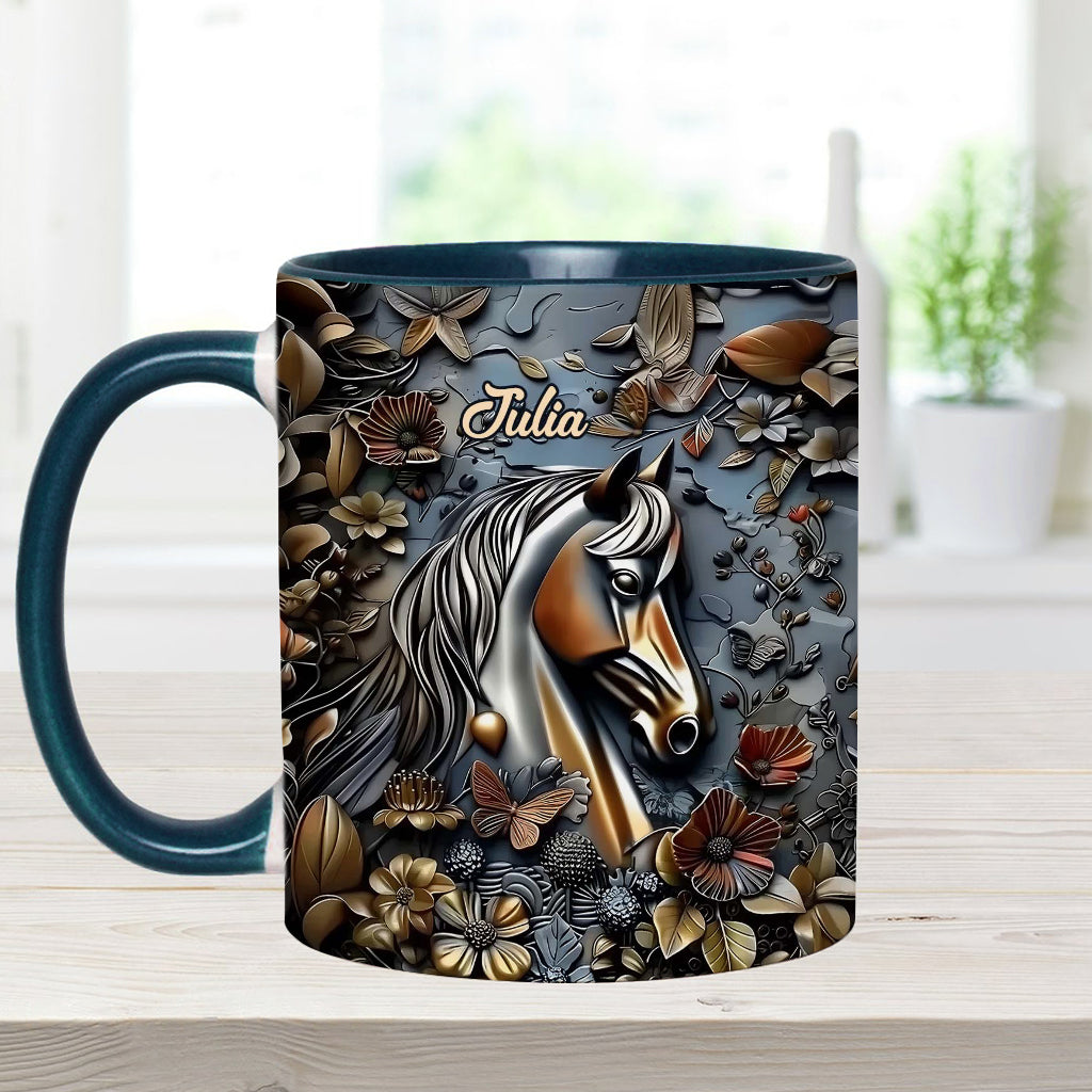 Stunning Horse - Personalized Horse Accent Mug