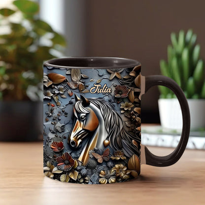 Stunning Horse - Personalized Horse Accent Mug