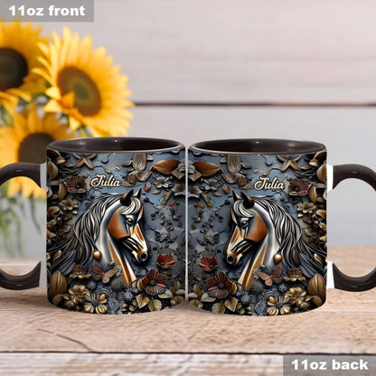 Stunning Horse - Personalized Horse Accent Mug