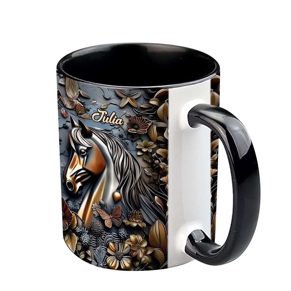 Stunning Horse - Personalized Horse Accent Mug