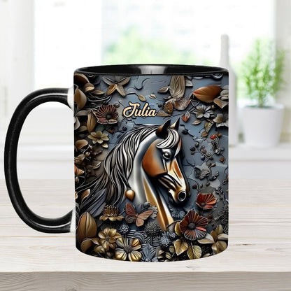 Stunning Horse - Personalized Horse Accent Mug