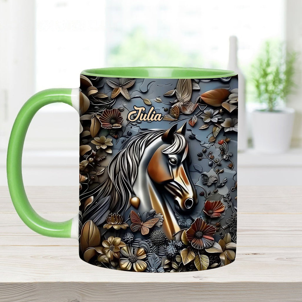 Stunning Horse - Personalized Horse Accent Mug