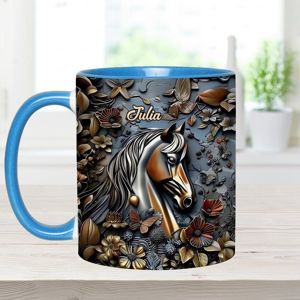 Stunning Horse - Personalized Horse Accent Mug