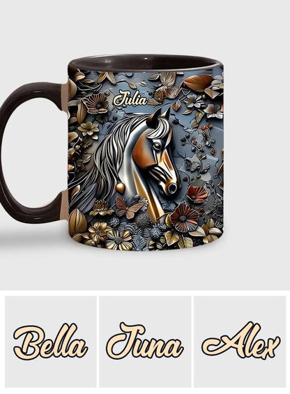 Stunning Horse - Personalized Horse Accent Mug