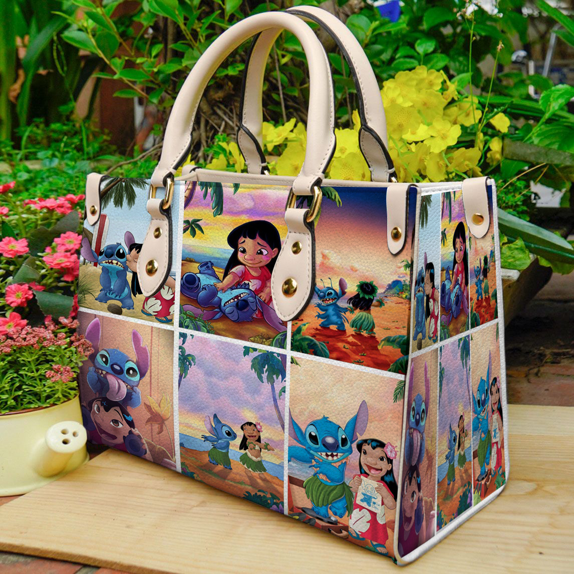 Ohana Means Family Ohana Leather Handbag 0523