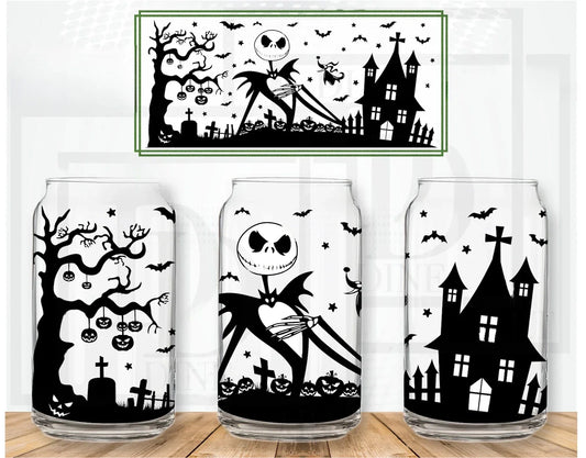 Happy Halloween NightmareCan Glass 0624