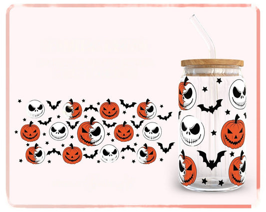 Happy Halloween NightmareCan Glass 0624