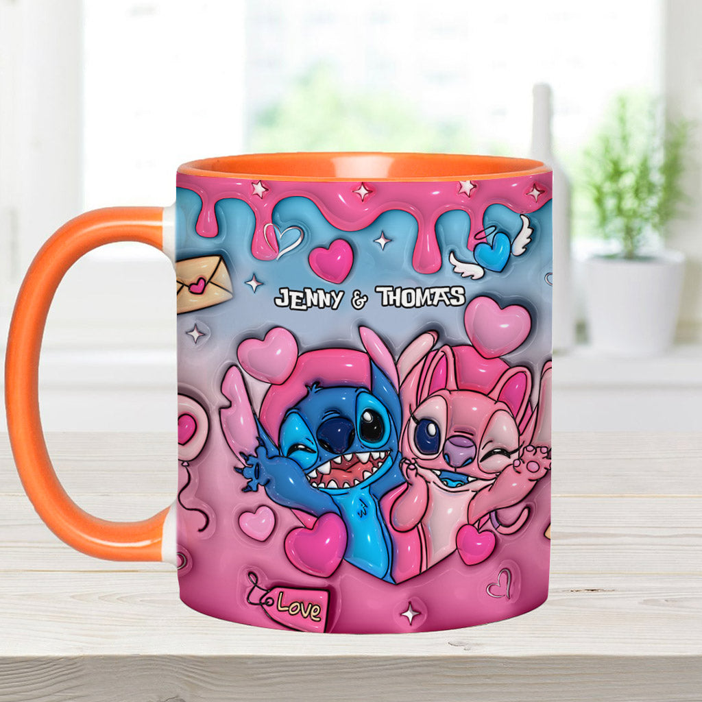 You And Me - Personalized Ohana Accent Mug