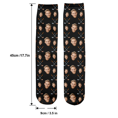 May The Course Be With You - Personalized Golf Socks