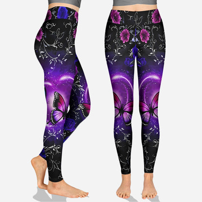 Love Butterflies - Personalized Butterfly Hoodie and Leggings