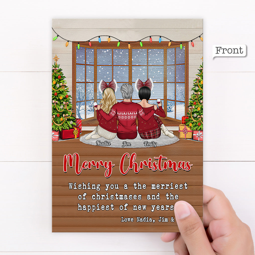 Personalized Greeting Gift Card Christmas Home