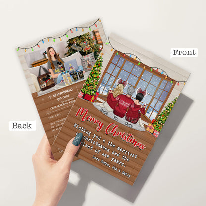 Personalized Greeting Gift Card Christmas Home