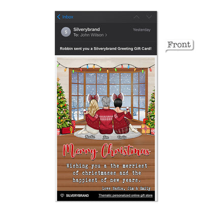 Personalized Greeting Greeting Card Christmas Home
