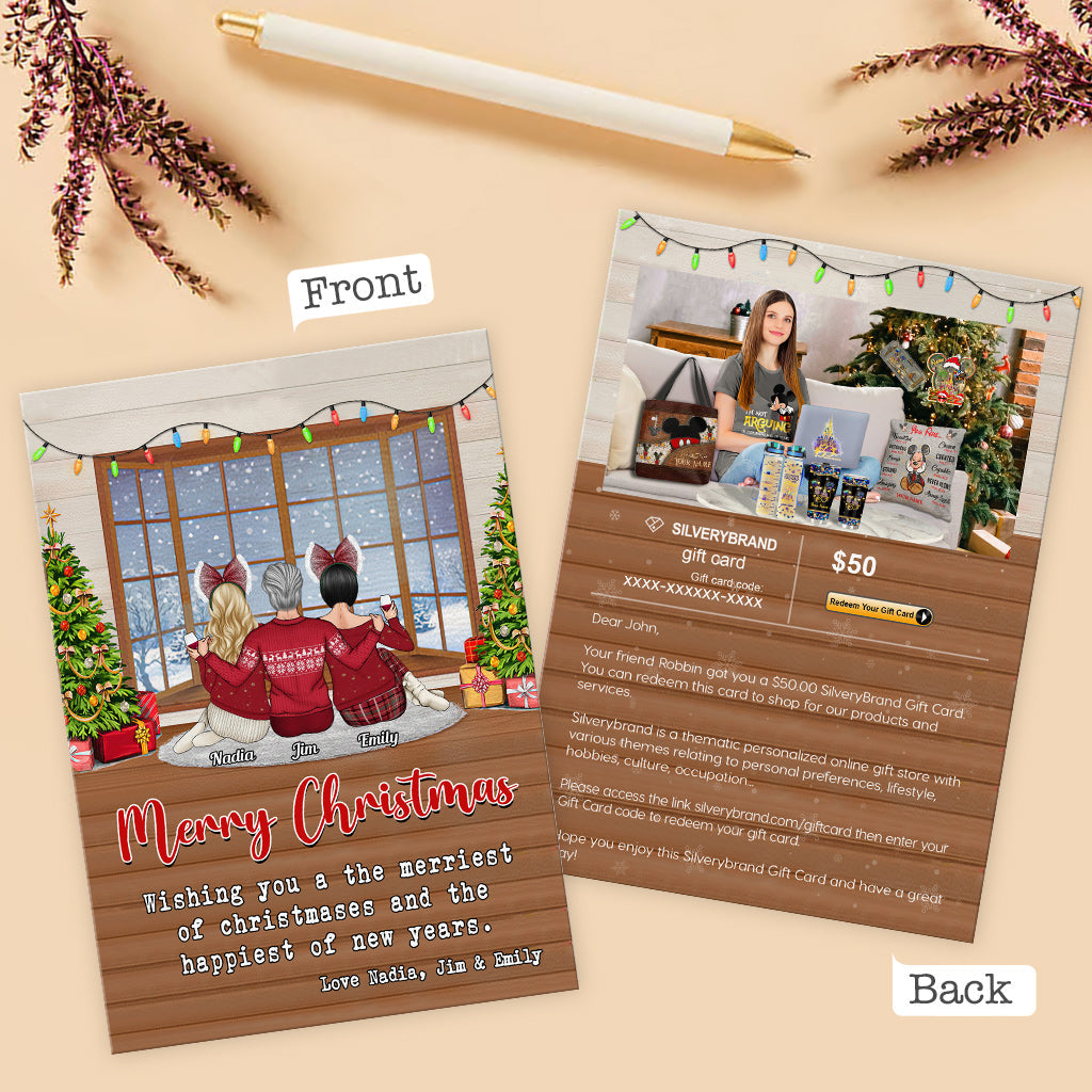 Personalized Greeting Greeting Card Christmas Home